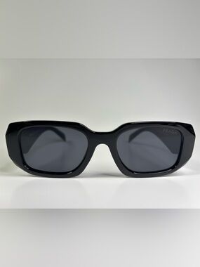 Prada All Black Sunglasses Full Set